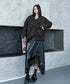 Quilted Wrap Down Jacket